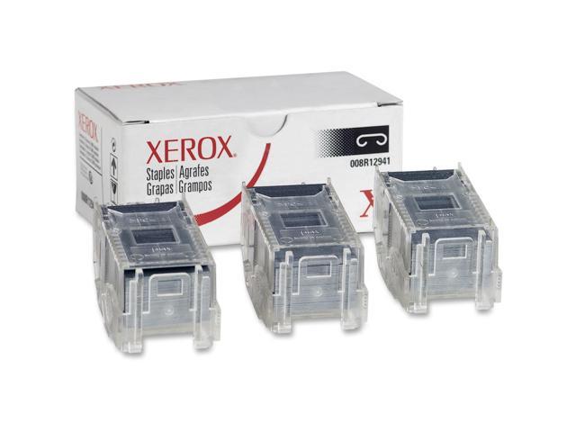 XEROX SUPPLIES 008R12941 Stacker Staples Pack, 3 Cartridges x 5,000 Staples Each For Phaser 7760
