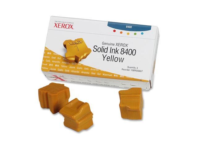Xerox 108R00607 Solid Ink - 3 Sticks - Yellow
