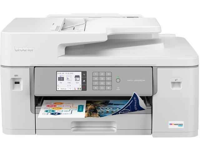 Brother MFC-J6555DW INKvestment Tank Color Inkjet All-In-One Printer with up to 1 Year of Ink In-box1 and 11" x 17" print, copy, scan, and fax...