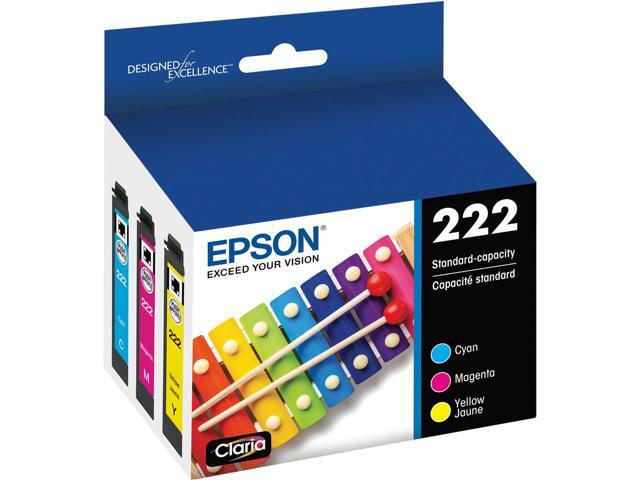 Epson Claria T222 Standard Capacity CMY Color Cartridge Multi-Pack T222520-S