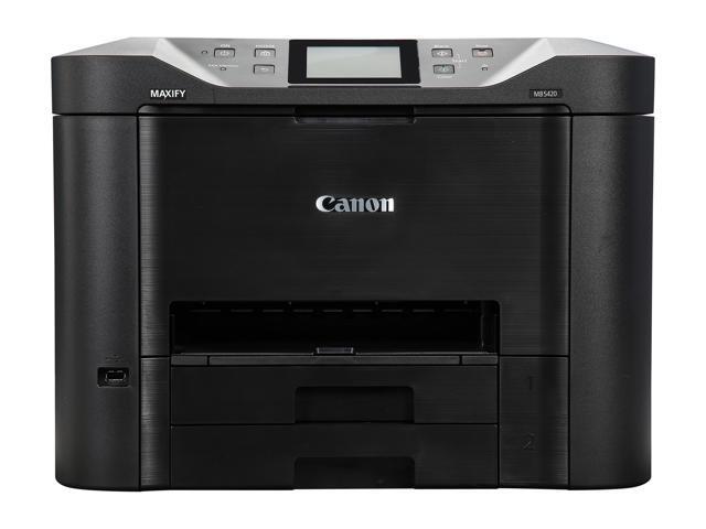 Canon MAXIFY MB5420 Ethernet (RJ-45) / USB / Wi-Fi InkJet MFC / All-In-One Color Printer - Inkjet Printers