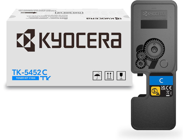 Kyocera TK-5452C Cyan Toner Cartridge for MA2600cwfx/ MA2600cwx / PA2600cwx Genuine KYOCERA TK-5452C Toner - 1T0C0DCUS0