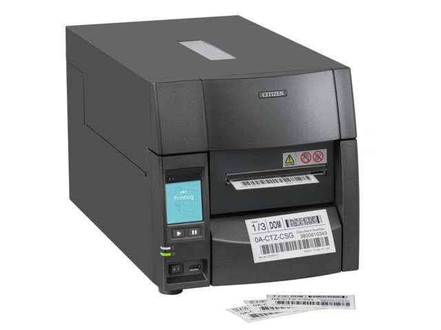 Citizen CL-S700III CL-S700IIINNU Industrial Label Printer - 12ips, 300mm/s, Thermal Transfer/Direct Thermal, 4.6' Width, 8' Roll, 450m Ribbon,...