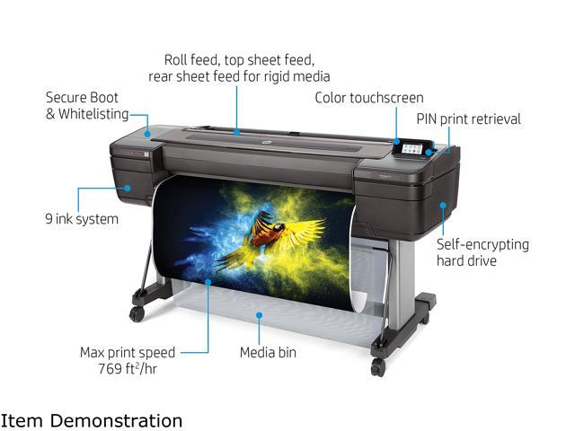 HP Designjet Z9+ 44 Inch Ethernet (RJ-45) / USB Thermal Inkjet Large Format Color PostScript Printer