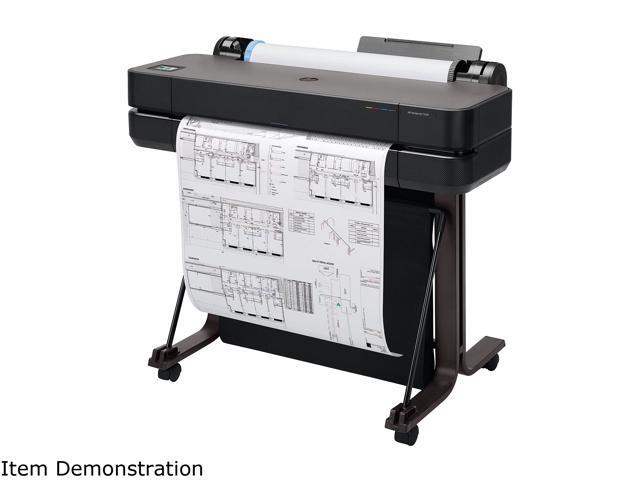 HP DesignJet T630 Large Format Wireless Plotter Printer - 24', with Mobile Printing (5HB09A)