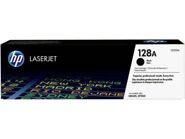 HP 128A CE320A Original LaserJet Toner Cartridge Black