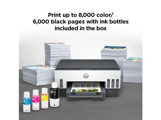 HP - Smart Tank 7001 Wireless AI-Enabled All-In-One Supertank Inkjet Printer with 3 Years of Ink Included¹ - White & Slate - image 4