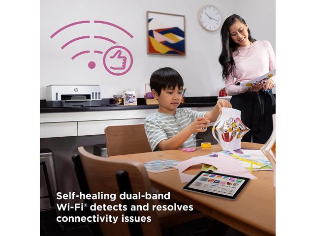 HP - Smart Tank 7001 Wireless AI-Enabled All-In-One Supertank Inkjet Printer with 3 Years of Ink Included¹ - White & Slate - image 7