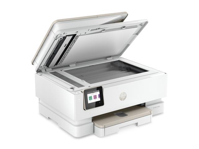 HP Envy Inspire 7955e Wireless Color All-in-One Printer with Bonus 3 Months Instant Ink with HP+ (1W2Y8A) and Advance Photo Paper,-Glossy, 5x5 in,...