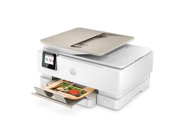 HP Envy Inspire 7955e Wireless Color All-in-One Printer with Bonus 3 Months Instant Ink with HP+ (1W2Y8A) and Advance Photo Paper,-Glossy, 5x5 in,...