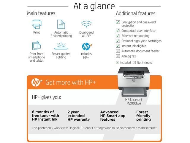 HP LaserJet M209dw Monochrome Printer - image 4