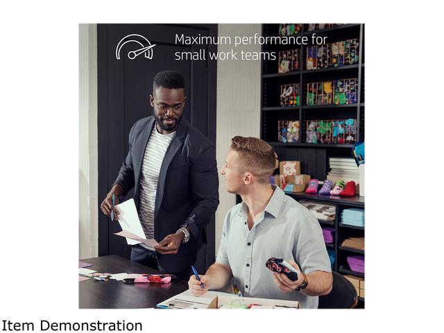 HP - LaserJet Pro 4001n Black-and- Laser Printer - White - image 7