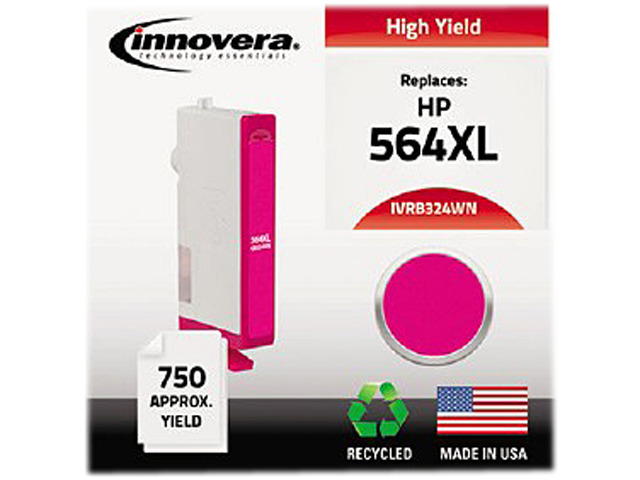 Innovera Compatible Magenta High Yield Ink Cartridge (Alternative for HP 564XL/CB324WN)