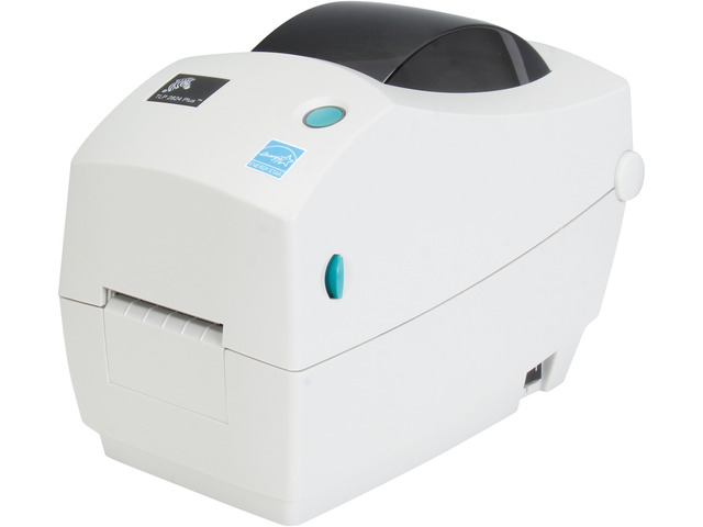 Zebra TLP2824 Plus 2' Thermal Transfer Desktop Barcode and Label Printer, 203 dpi, USB, Internal Ethernet (10/100), EPL/EZPL- 282P-101510-000