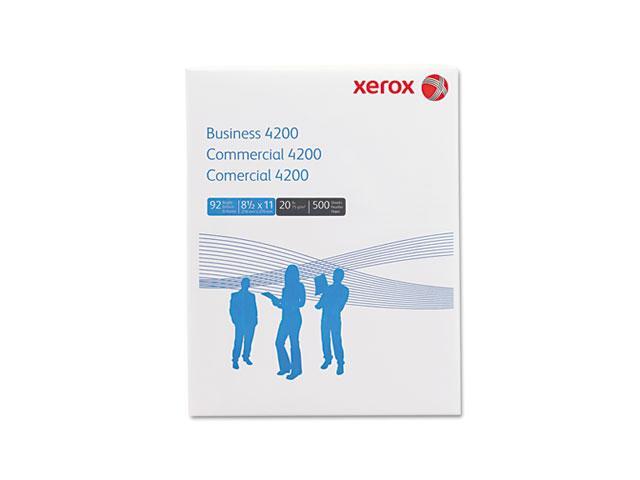 XEROX Business 4200 Copy Paper, 92 Brightness, 20lb, 8-1/2 x 11, White, 5000 Shts/Ctn