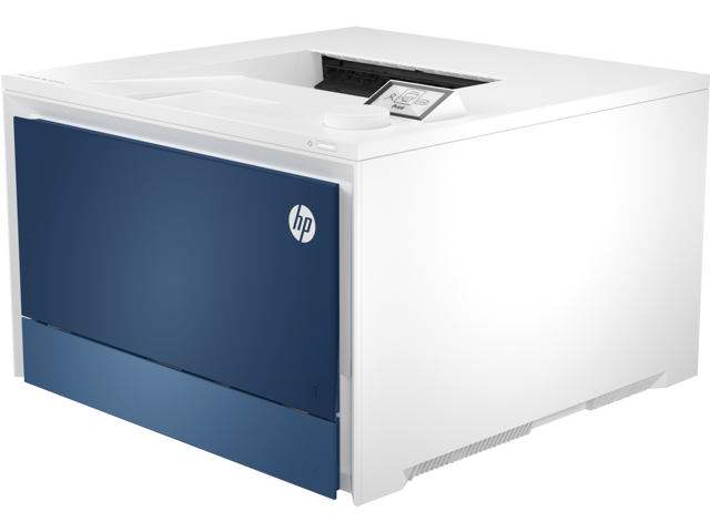 HP - LaserJet Pro 4201dw Wireless Color Laser Printer - White/Blue - image 2