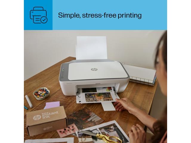 HP - DeskJet 2855e Wireless AI-Enabled All-in-One Inkjet Printer with 3 Months of Instant Ink (+1 Bonus Month of Ink w/ Code) - White - image 11