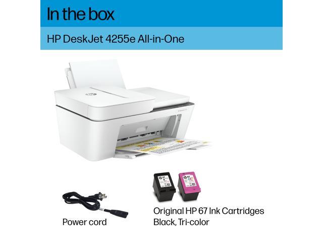 HP - DeskJet 4255e Wireless AI-Enabled All-in-One Inkjet Printer with 3 Months of Instant Ink (+1 Bonus Month of Ink w/ Code) - White - image 6
