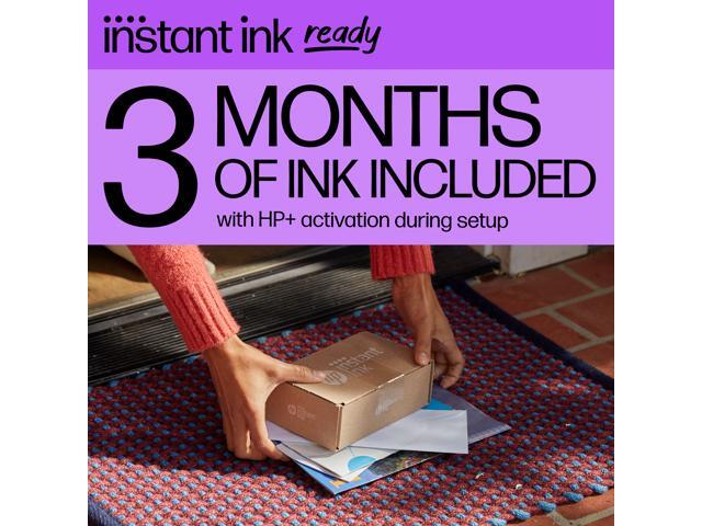 HP - DeskJet 4255e Wireless AI-Enabled All-in-One Inkjet Printer with 3 Months of Instant Ink (+1 Bonus Month of Ink w/ Code) - White - image 8