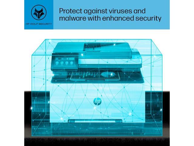 HP - LaserJet Pro MFP 3301fdw Wireless AI-Enabled Color All-in-One Laser Printer - White & Slate - image 10