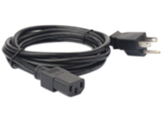 Zebra (Motorola/Symbol) 23844-00-00R 3-Wire AC Line Cord US for PWR-BGA12V50W0WW Power Supply - 7.50 Ft.