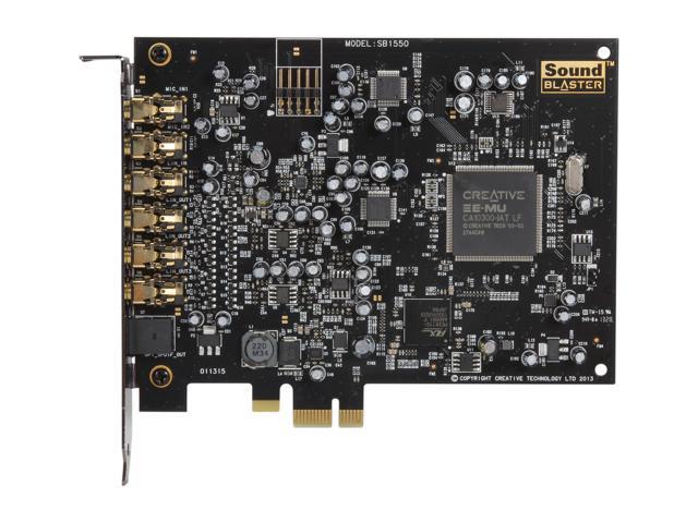 Creative Sound Blaster Audigy PCIe RX 7.1 Sound Card with High Performance Headphone Amp