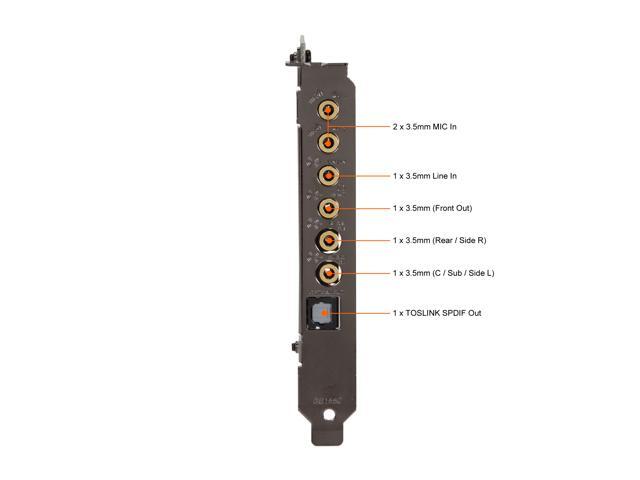 Creative Sound Blaster Audigy PCIe RX 7.1 Sound Card with High Performance Headphone Amp