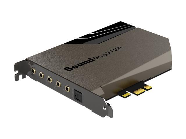 Creative Sound Blaster AE-7 Hi-Res Internal PCIe Sound Card, Quad-Core Processor, 127dB DNR ESS SABRE-class 9018 DAC, Xamp Discrete Custom Bi-amp,...