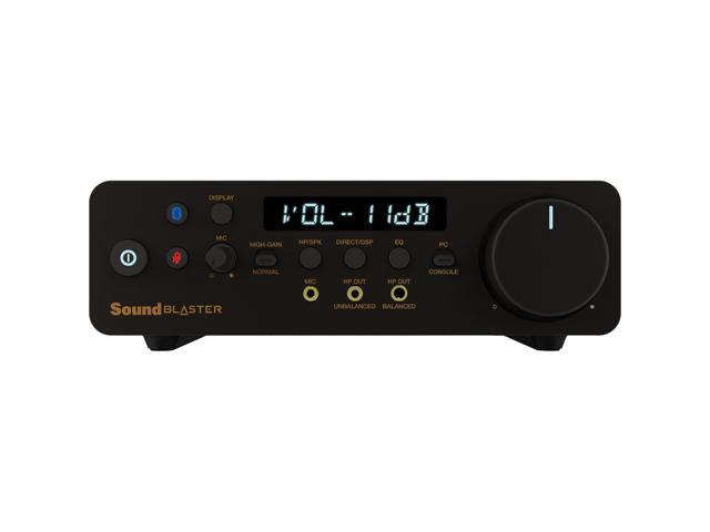 Creative Sound Blaster X5 Hi-res External Dual DAC USB Sound Card - 7.1 Sound Channels - USB Type C - 120 dB - 3 Byte 192 kHz Maximum Playback...