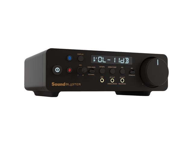 Creative Sound Blaster X5 Hi-res External Dual DAC USB Sound Card - 7.1 Sound Channels - USB Type C - 120 dB - 3 Byte 192 kHz Maximum Playback...