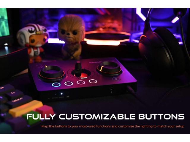 Creative Sound Blaster GC7 Game Streaming DAC Amp ft Programmable Buttons, Super X-Fi, 7.1 Virtual Surround, Battle Mode, Scout Mode, GameVoice...