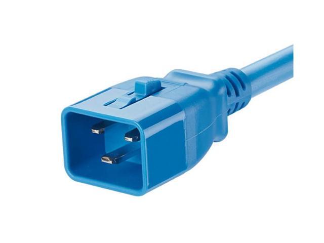 Panduit SmartZone Standard Dual-Locking Power Cord - Power IEC 320 EN 60320 C20 - Male Left Gender - Power IEC 320 EN 60320 C19 - Female Right...