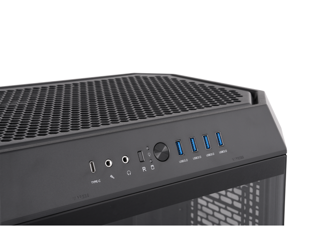 Thermaltake - Tower 600 Mid Tower ATX PC Case - Black - image 11