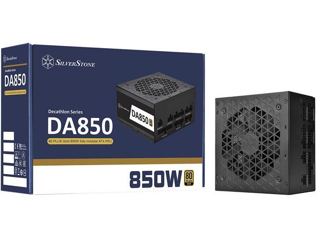 SilverStone DA850 Gold DA850-G 850 W ATX 80 PLUS GOLD Certified Full Modular Power Supply