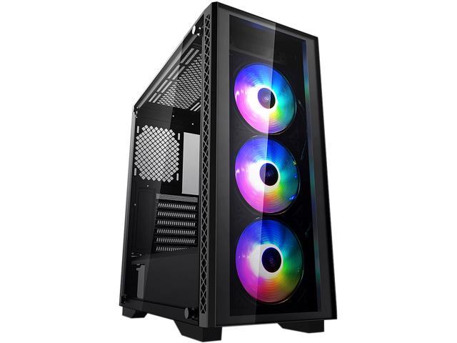 DEEPCOOL MATREXX 50 ATX Mid Tower ARGB Cooling Fan Front Panel and Side Panel Tempered Glass PSU Cover E-ATX MB Supported