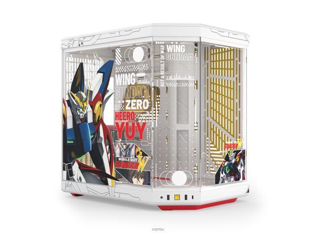 HYTE Y70 Gundam Wing Official Licensed - Mid-Tower ATX Gaming PC Desktop Case - Panoramic Tempered Glass - Dual Chamber - High Airflow Chassis -...