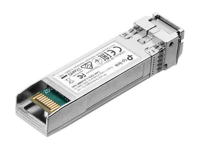 TP-Link TL-SM5110-SR 10G-SR SFP+ LC Transceiver, Multi-Mode SFP Module Plug and Play LC/UPC interface Hot Pluggable Up to 300m/33m...