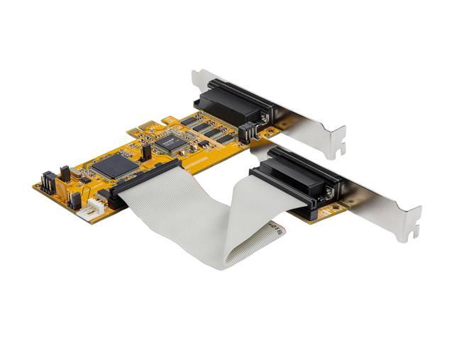 StarTech. com PEX8S1050LP 8-Port PCI Express Serial Card - 16C1050 UART RS232 - PCIE Low Profile Bracket - DB9 Serial Card (PEX8S1050LP)