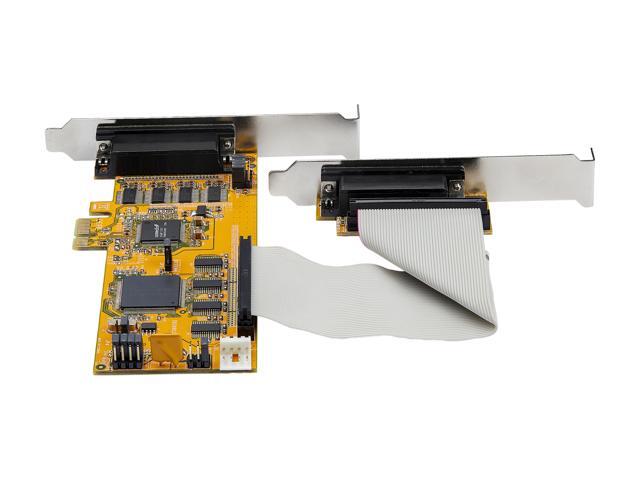StarTech. com PEX8S1050LP 8-Port PCI Express Serial Card - 16C1050 UART RS232 - PCIE Low Profile Bracket - DB9 Serial Card (PEX8S1050LP)