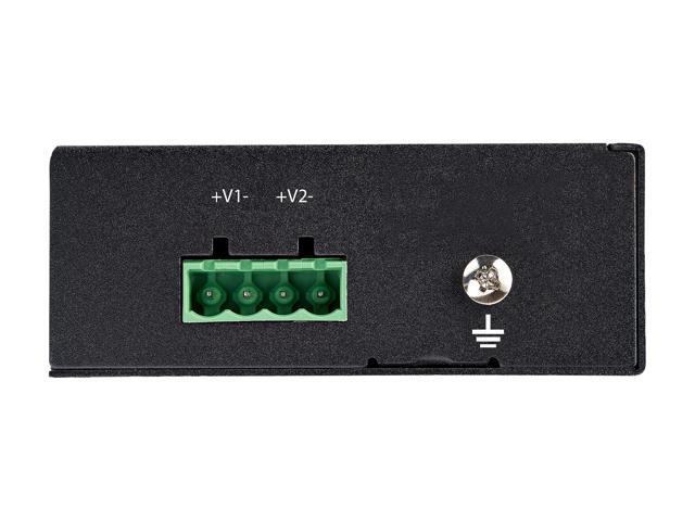 StarTech. com POEINJ30W Industrial Gigabit Ethernet PoE Injector - 30W 802.3at PoE+ Midspan 48V-56VDC DIN Rail Power Over Ethernet Injector Adapter...