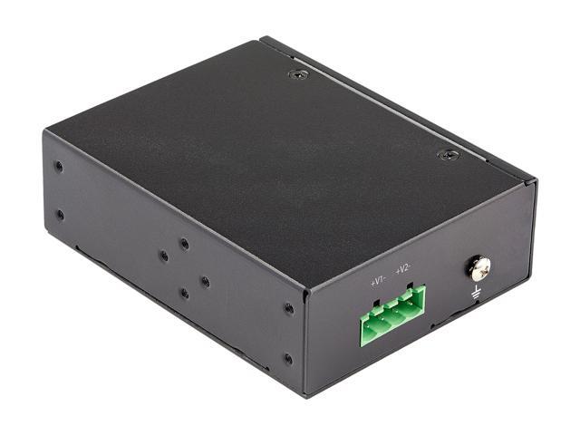 StarTech. com POEINJ30W Industrial Gigabit Ethernet PoE Injector - 30W 802.3at PoE+ Midspan 48V-56VDC DIN Rail Power Over Ethernet Injector Adapter...