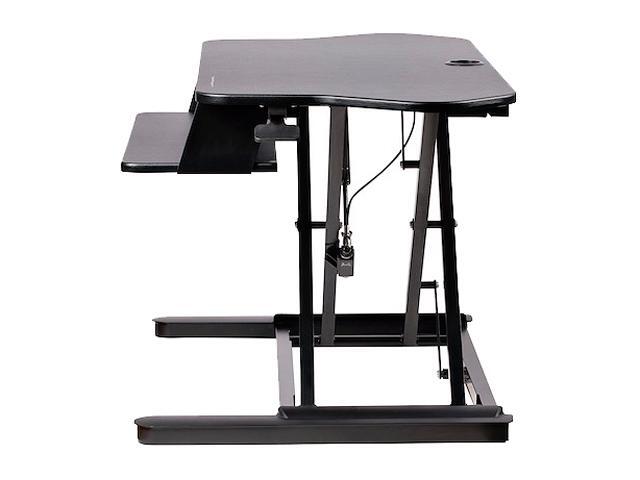 StarTech 35'x21' Corner Sit Stand Desk Converter with Keyboard Tray ARMSTSCORNR