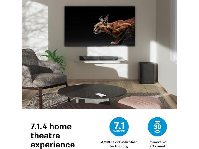 Sennheiser - AMBEO Soundbar Mini Compact Device with Adaptive Features and Multiple Connectivity - Black - image 6