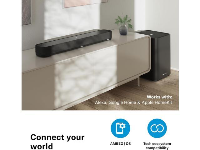 Sennheiser - AMBEO Soundbar Mini Compact Device with Adaptive Features and Multiple Connectivity - Black - image 9