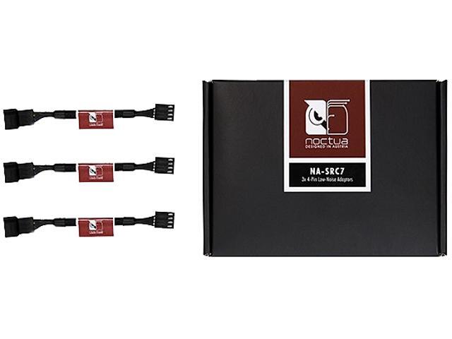 Noctua NA-SRC7, 4 Pin Low-Noise Adaptor Cables for PC fans (Black)