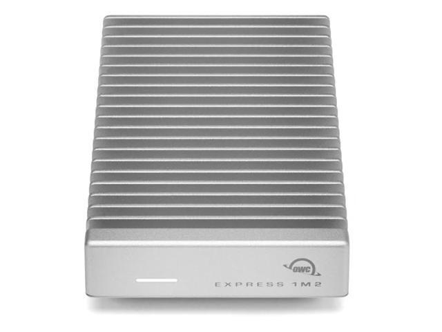 OWC Express 1M2 Portable NVMe SSD USB4 (Thunderbolt compatible / USB-C) Ultra Fast External SSD Drive with Aluminum Heat Sink Enclosure (Enclosure...