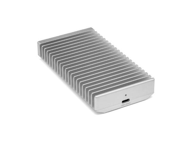 OWC Express 1M2 Portable NVMe SSD USB4 (Thunderbolt compatible / USB-C) Ultra Fast External SSD Drive with Aluminum Heat Sink Enclosure (Enclosure...