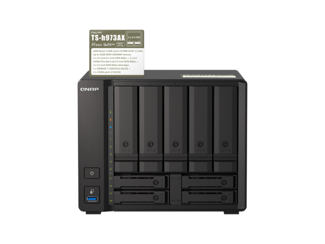 QNAP TS-h973AX 9-Bay NAS Enclosure - image 3
