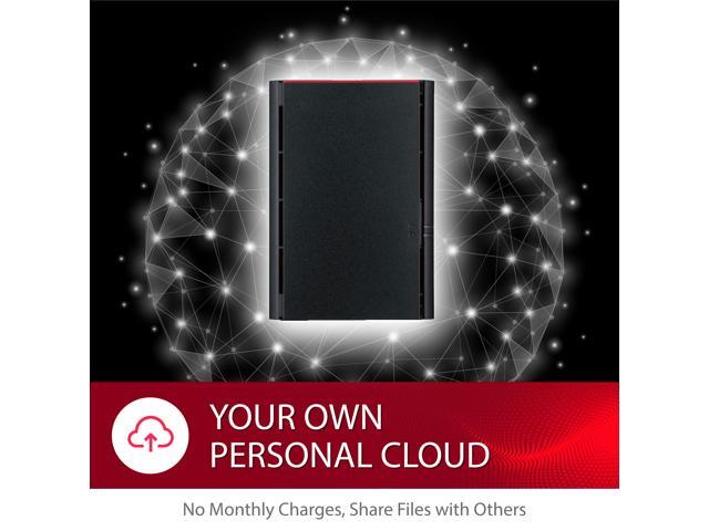 BUFFALO LinkStation SoHo 220 2-Bay Personal Cloud Office NAS 4TB (2x2TB) with Hard Drives Included