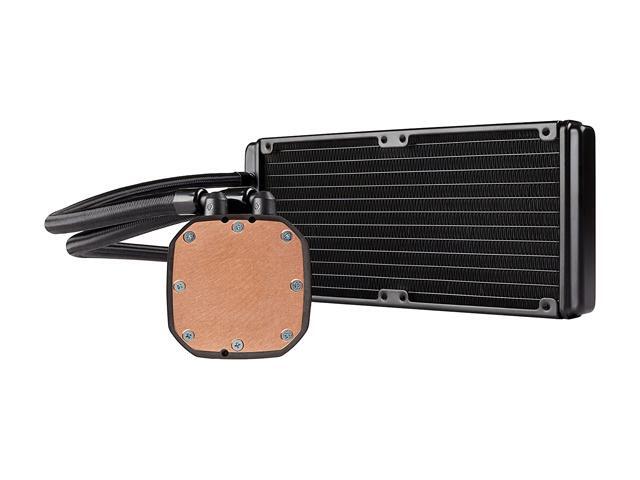 Corsair Hydro Series H100x Extreme Performance Liquid / Water 240mm CPU Cooler (CW-9060040-WW) LGA 1700 Compatible